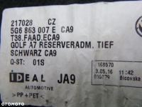 VW GOLF 7 ELEMENTY BAGAZNIKA   5G6867428F 5G6867427H 5G6867761E 5G6867762 - 5