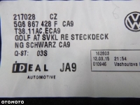 VW GOLF 7 ELEMENTY BAGAZNIKA   5G6867428F 5G6867427H 5G6867761E 5G6867762 - 11