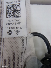 VW PORSCHE PODUSZKA FOTELA 7P0 TYŁ PRAWA 7P0880442A - 4