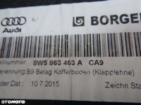 Audi A4 B9 8W5 Sedan Obłożenie Bagażnika Komplet - 2