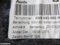 AUDI A4 B9 KOMBI 8W9 TAPICERKA BAGAŻNIKA BOCZEK LEWY PRAWY 8W9863879B 8W9863880K 8W9861486A - 17
