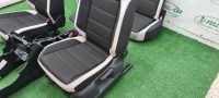 VW T-ROC 21 ROK BIAŁA SKÓRA FOTEL FOTELE KANAPA OPARCIE TUNEL  MOZLIWOSC ROZKOMPLETOWANIA - 8