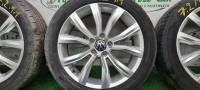 VW T-Roc 215/50/R18  FELGI KOŁA ALUFELGI  2GA601025D (L, AB) 7Jx18 ET45 5x112 2020r - 3